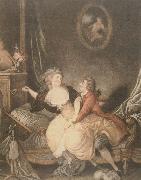 Louis-Marin Bonnet The Broken Fan oil painting
